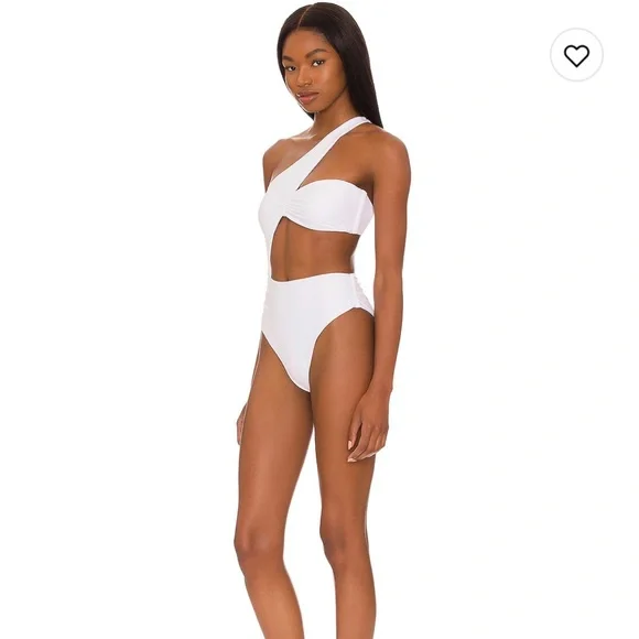 Lovers + Friends White One-Shoulder One Piece - Picture 3 of 9